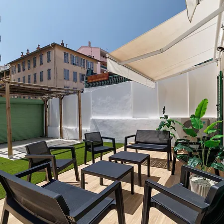 7 Min Walk To The Sea, Free Parking, 3 Ac, Garden וילה ניס